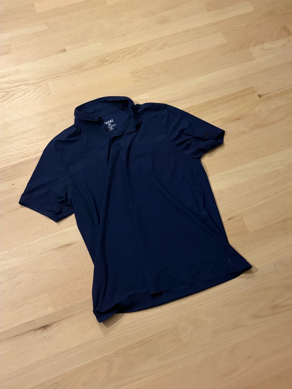 RHONE Men's Navy Blue Performance Polo - Picture 2 of 4